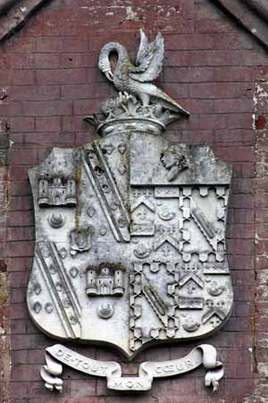Boileau coat of arms quartered with those of the Earl of Minto