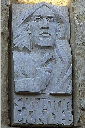 Sculpture on doorway Sculpture on doorway