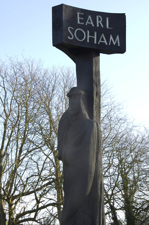 Falconer, Village sign from the Recording Archive for Public Sculpture